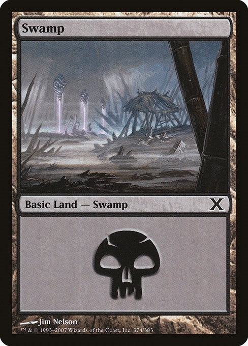 Swamp (374) (374) [10E] - MTG Single