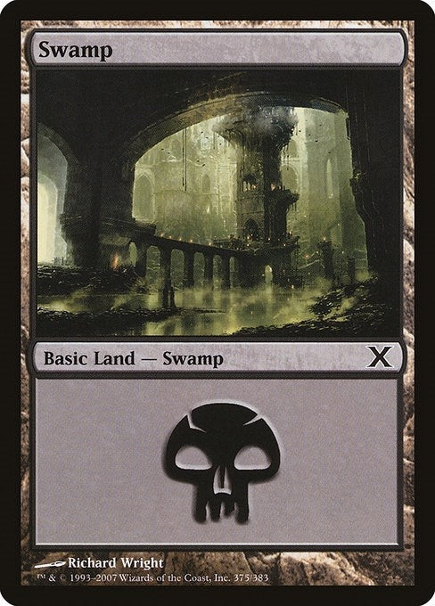 Swamp (375) (375) [10E] - MTG Single