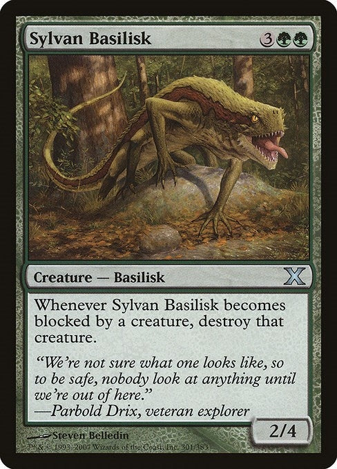 Sylvan Basilisk (301) [10E] - MTG Single