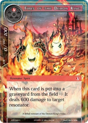Fires of the Demon King (44) [ADK] - Force of Will Single