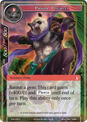 Panda Pugilist (54) [ADK] - Force of Will Single