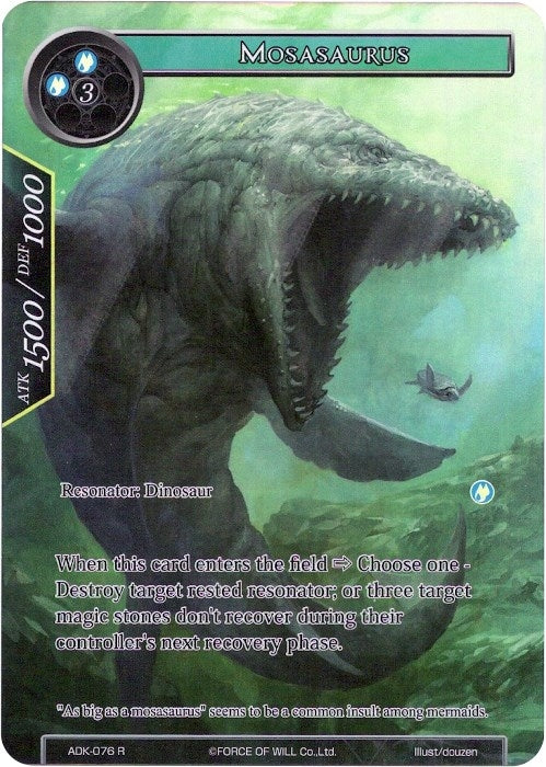 Mosasaurus (Full Art) (76) [ADK] - Force of Will Single