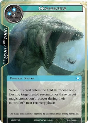 Mosasaurus (76) [ADK] - Force of Will Single