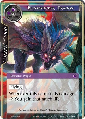 Bloodsucker Dragon (121) [ADK] - Force of Will Single