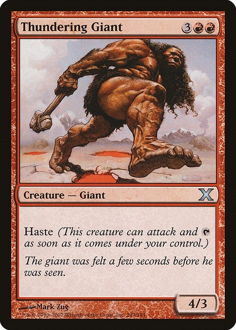 Thundering Giant (243) [10E] - MTG Single
