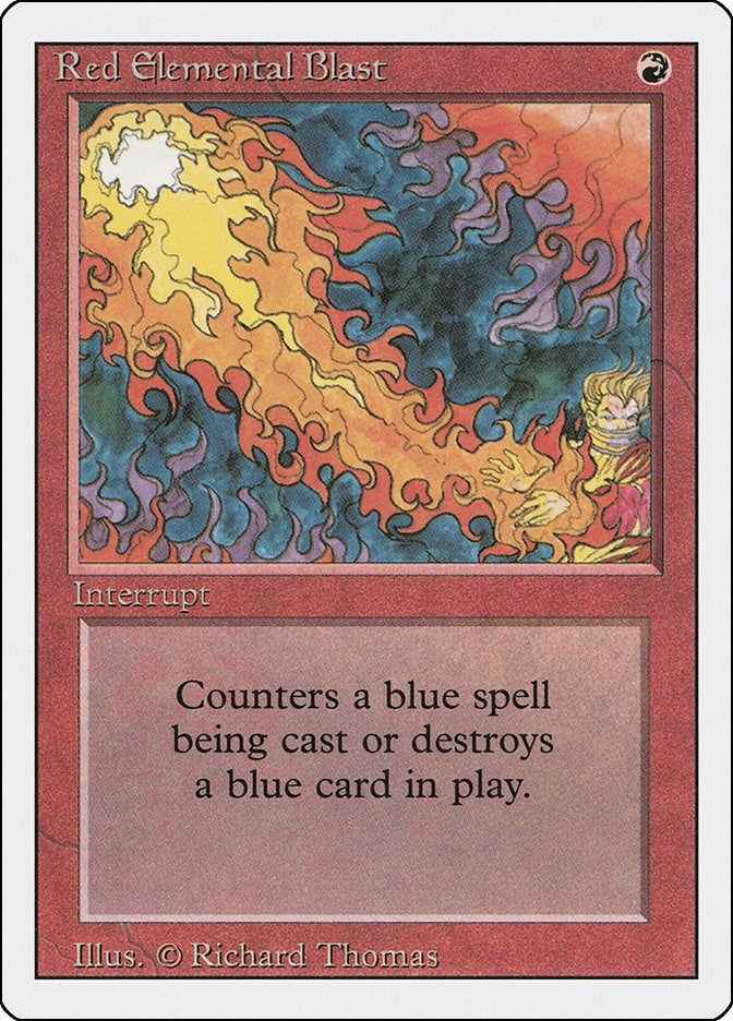 Red Elemental Blast [3ED] - MTG Single