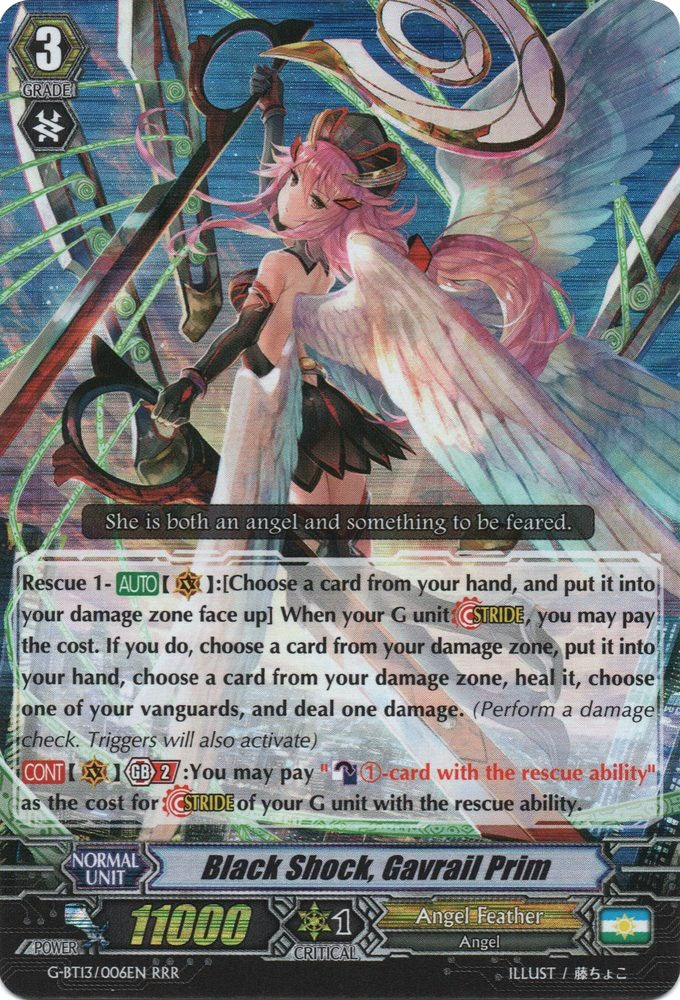 Black Shock Gavrail Prim (13006) [G-BT13] - Cardfight Vanguard Single
