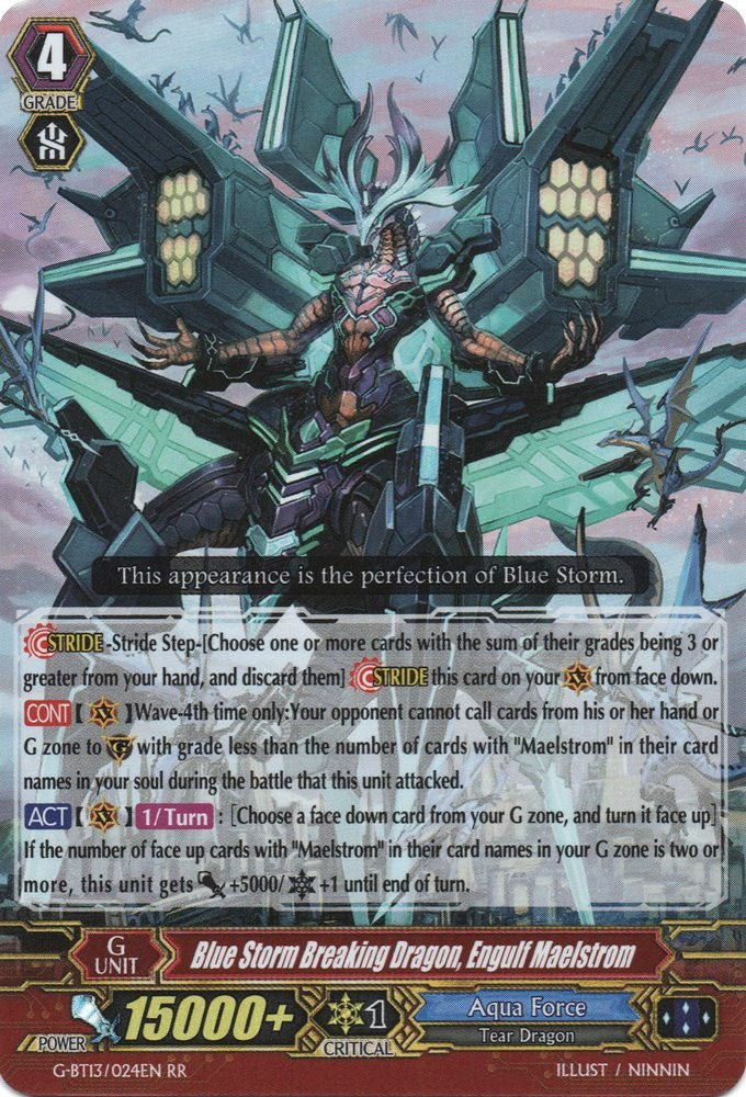 Blue Storm Breaking Dragon Engulf Maelstrom (13024) [G-BT13] - Cardfight Vanguard Single
