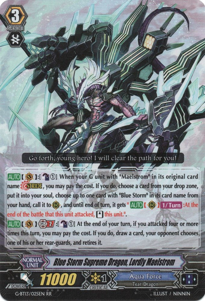 Blue Storm Supreme Dragon Lordly Maelstrom (13025) [G-BT13] - Cardfight Vanguard Single