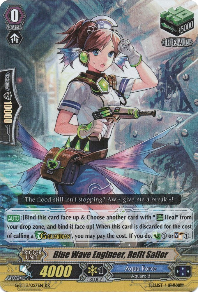 Blue Wave Engineer Refit Sailor (13027) [G-BT13] - Cardfight Vanguard Single