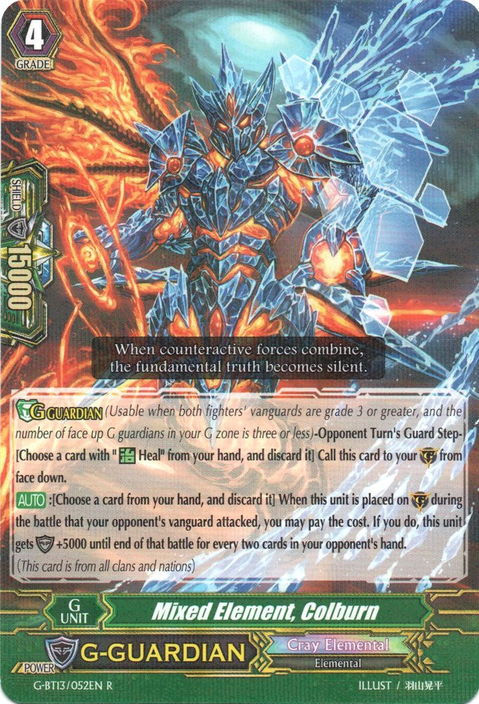 Mixed Element Colburn (13052) [G-BT13] - Cardfight Vanguard Single