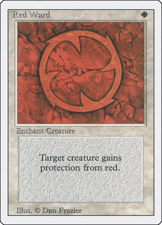 Red Ward [3ED] - MTG Single