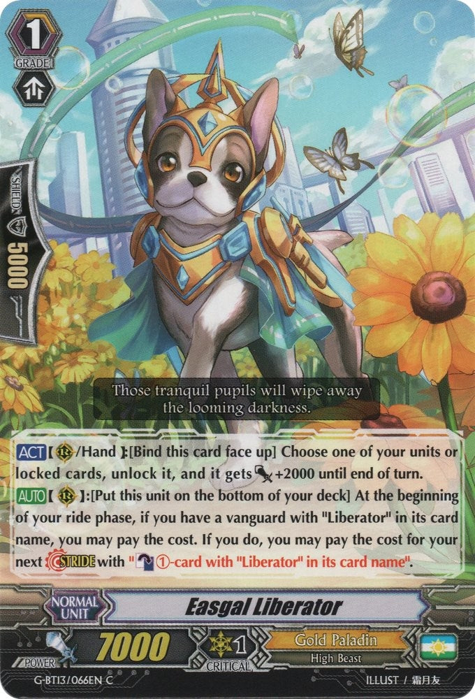 Easgal Liberator (13066) [G-BT13] - Cardfight Vanguard Single