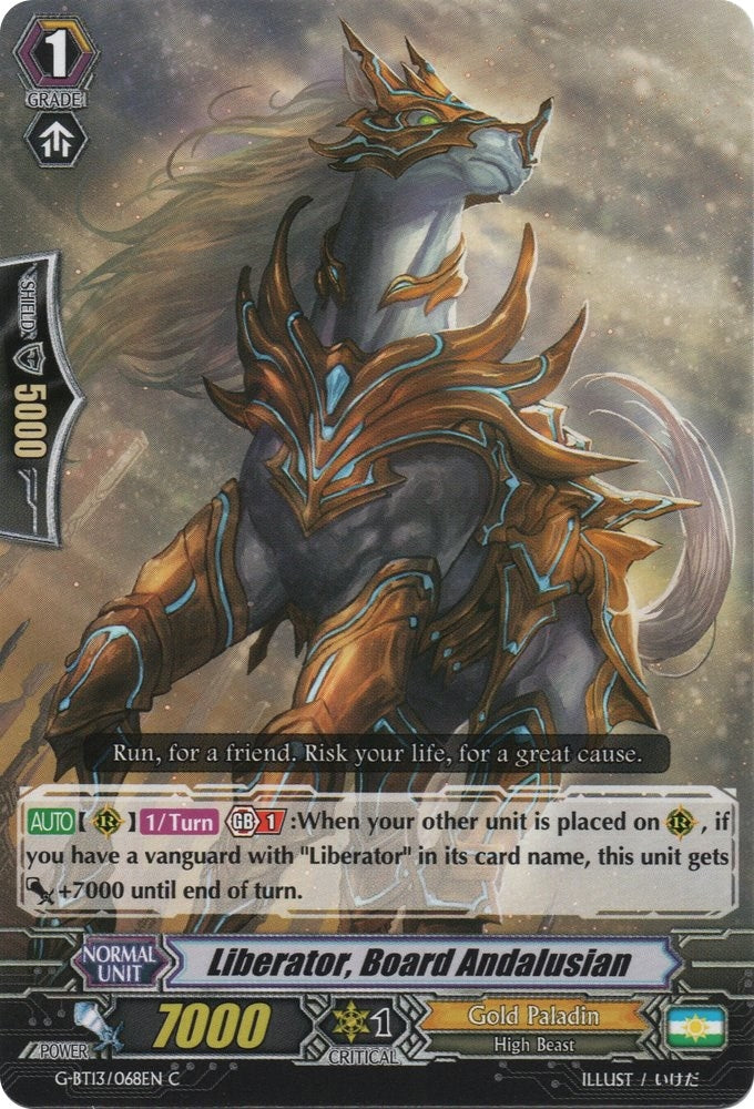 Liberator Board Andalusian (13068) [G-BT13] - Cardfight Vanguard Single