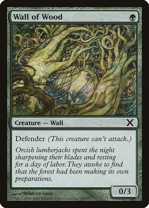 Wall of Wood (309) [10E] - MTG Single