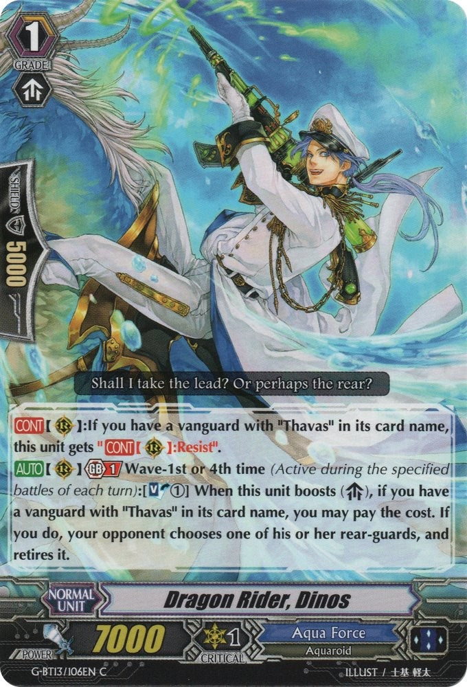 Dragon Rider Dinos (13106) [G-BT13] - Cardfight Vanguard Single
