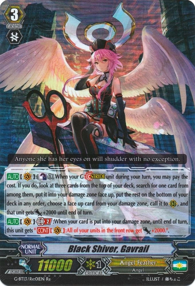 Black Shiver Gavrail (1301) [G-BT13] - Cardfight Vanguard Single