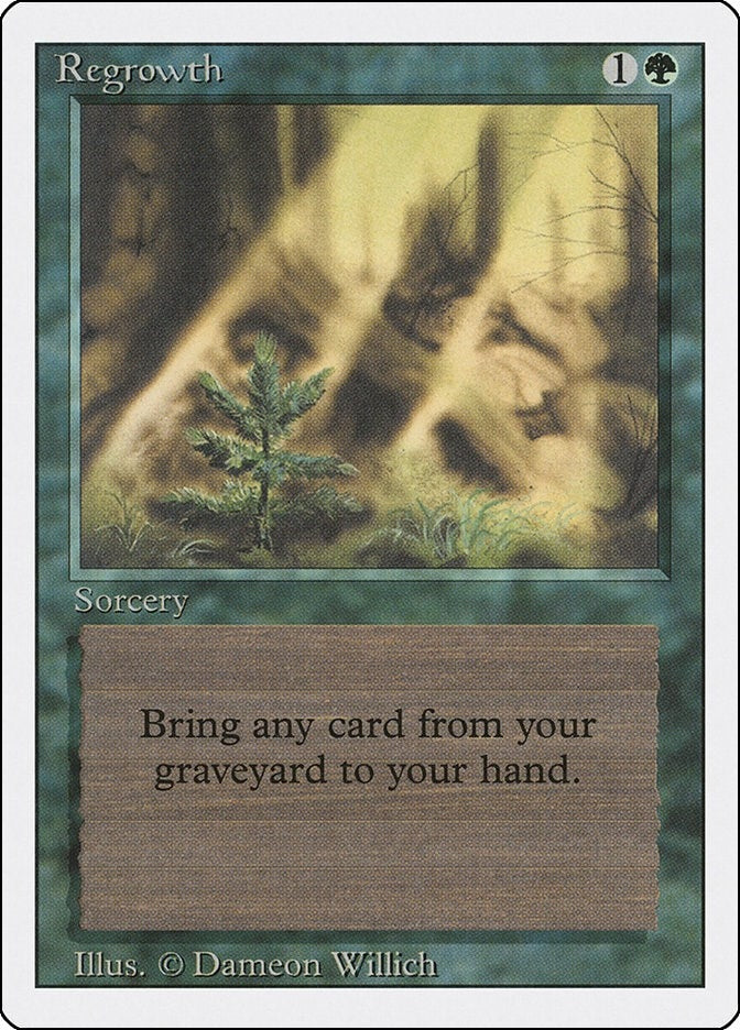 Regrowth [3ED] - MTG Single