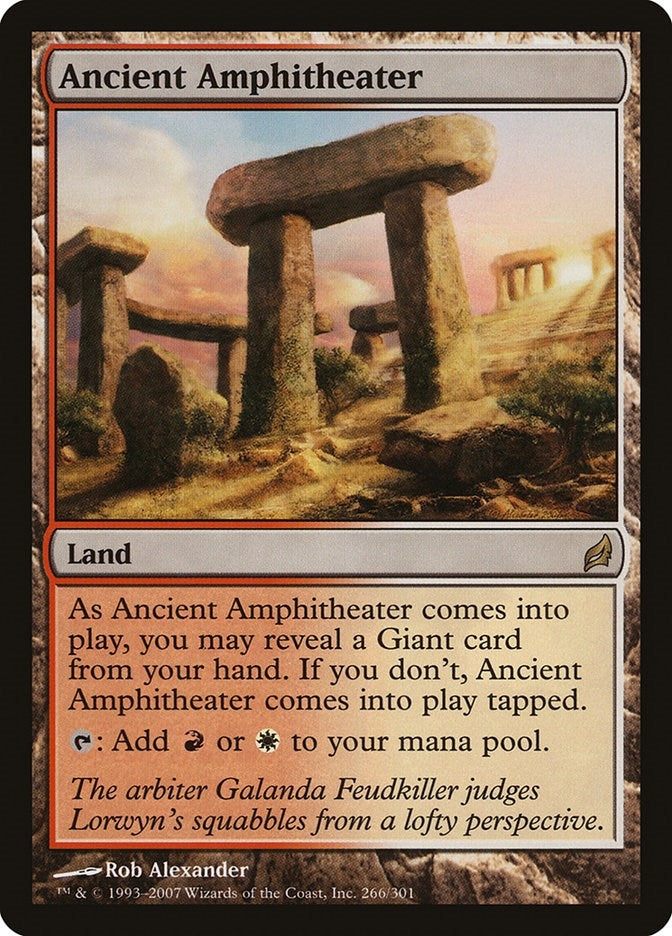 Ancient Amphitheater (266) [LRW] - MTG Single