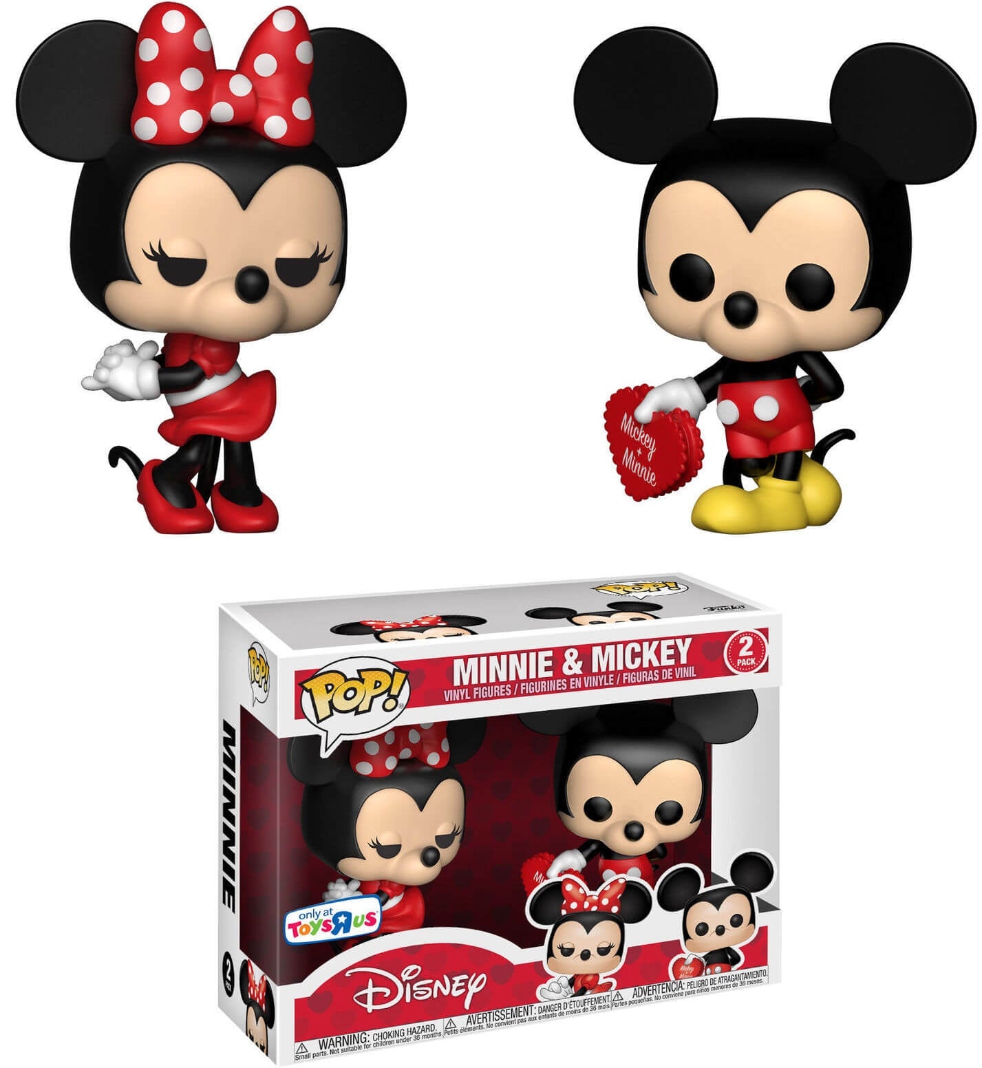 Disney: Minnie & Mickey 2-Pack (Toys R Us Exclusive) [POP!] - Funko Sealed