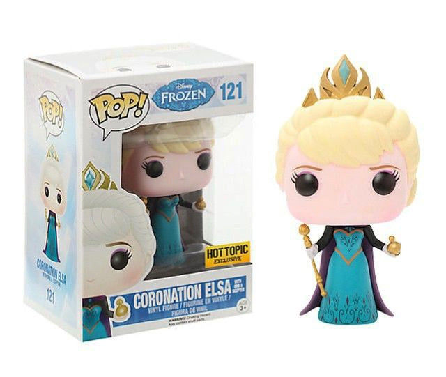 Frozen: Coronation Elsa with Orb and Scepter (Hot Topic Exclusive) (121) [POP!] - Funko Sealed