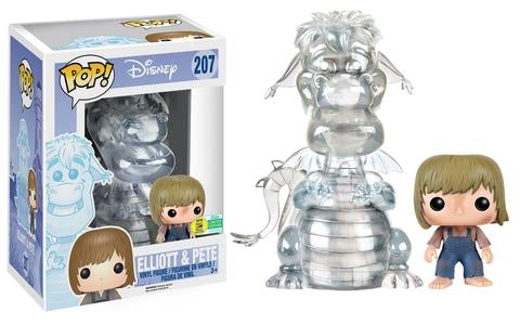 Pete’s Dragon: Elliott (Invisible) Super Sized 6’’ and Pete (SDCC Exclusive) (207) [POP!] - Funko Sealed