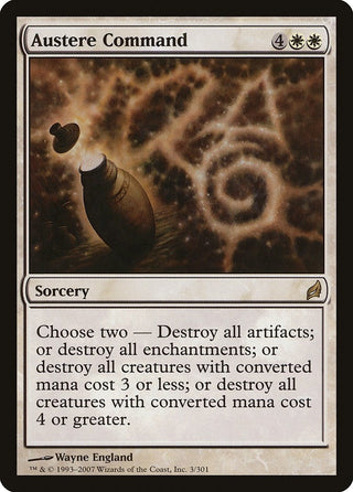 Austere Command (3) [LRW] - MTG Single