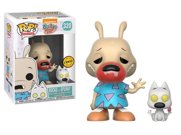 Rocko’s Modern Life: Sick Rocko with Spunky (Limited Edition Chase) (320) [POP!] - Funko Sealed