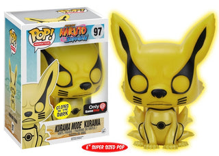 Naruto: Shippuden: Kurama Mode Kurama Super Sized 6’’ (Glow in the Dark) (GameStop Exclusive) (97) [POP!] - Funko Sealed