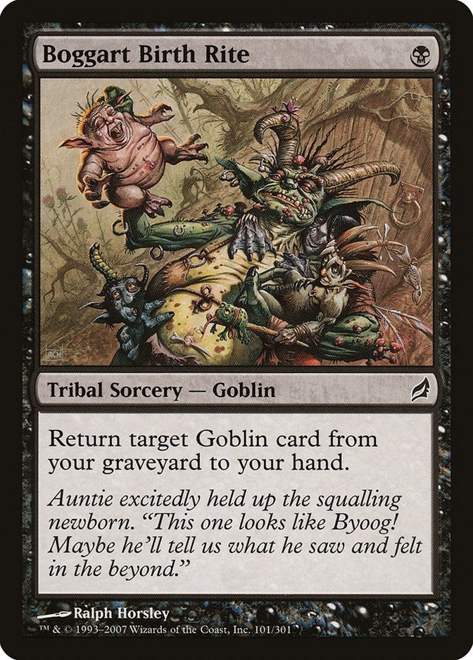 Boggart Birth Rite (101) [LRW] - MTG Single