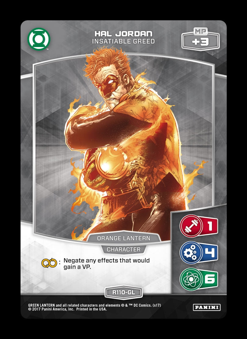 Hal Jordan - Insatiable Greed (110) [GL] - MetaX TCG Single