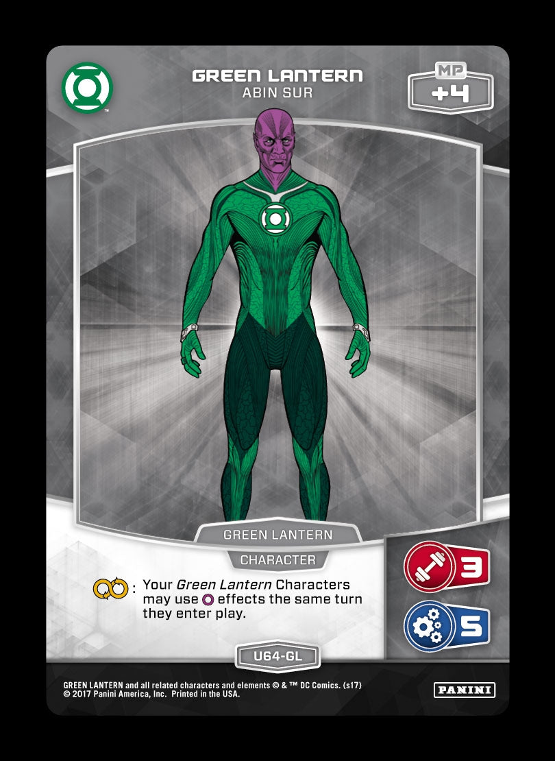 Green Lantern - Abin Sur (64) [GL] - MetaX TCG Single