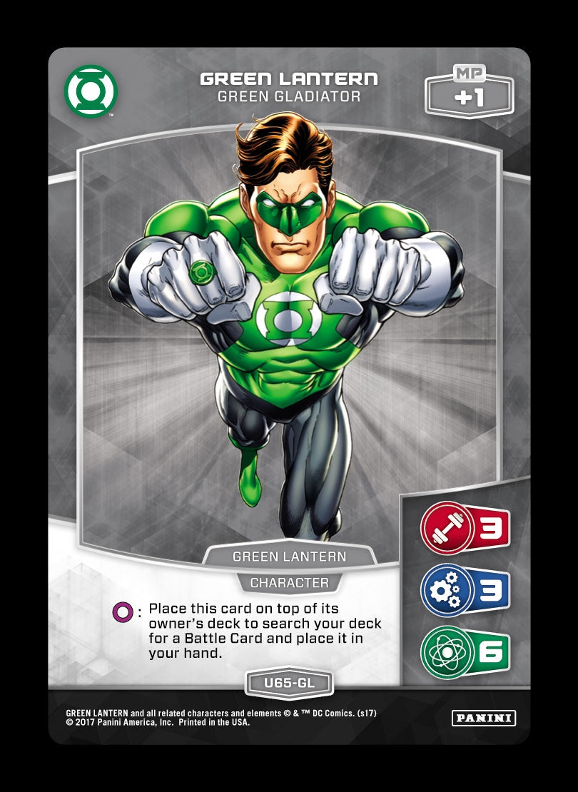 Green Lantern - Green Gladiator (U65-GL) (65) [GL] - MetaX TCG Single