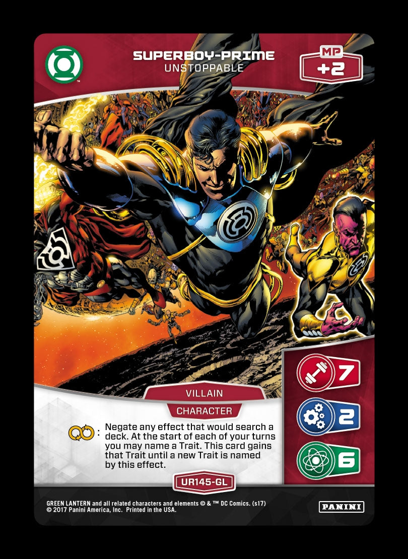 Superboy-Prime - Unstoppable (145) [GL] - MetaX TCG Single