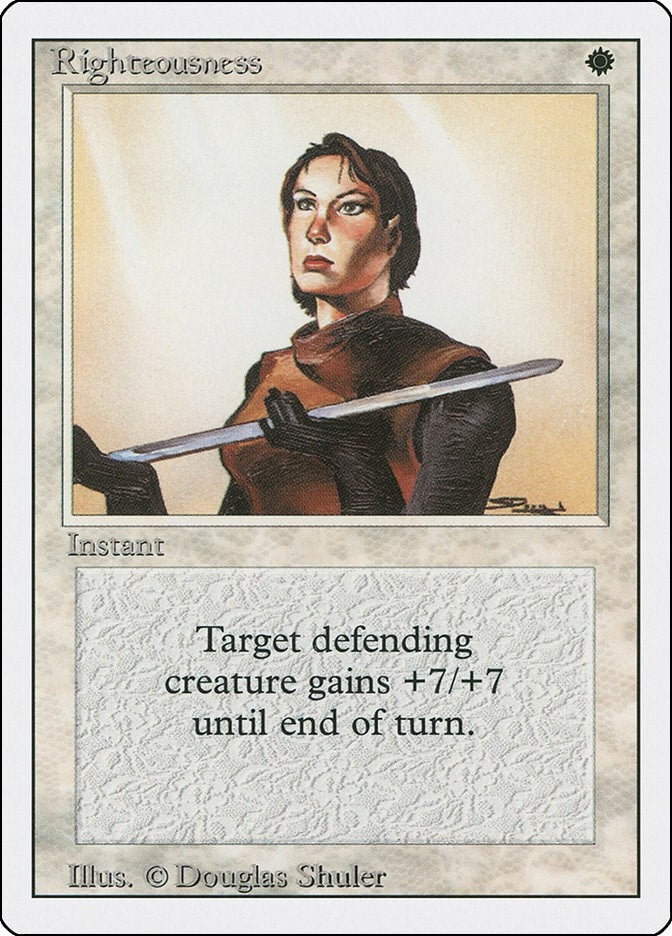 Righteousness [3ED] - MTG Single