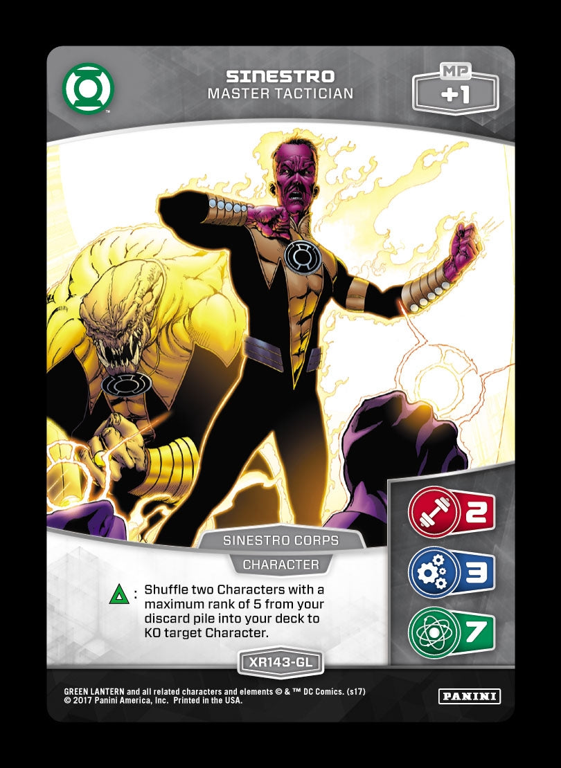 Sinestro - Master Tactician (143) [GL] - MetaX TCG Single