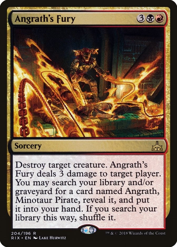 Angrath’s Fury (204) [RIX] - MTG Single