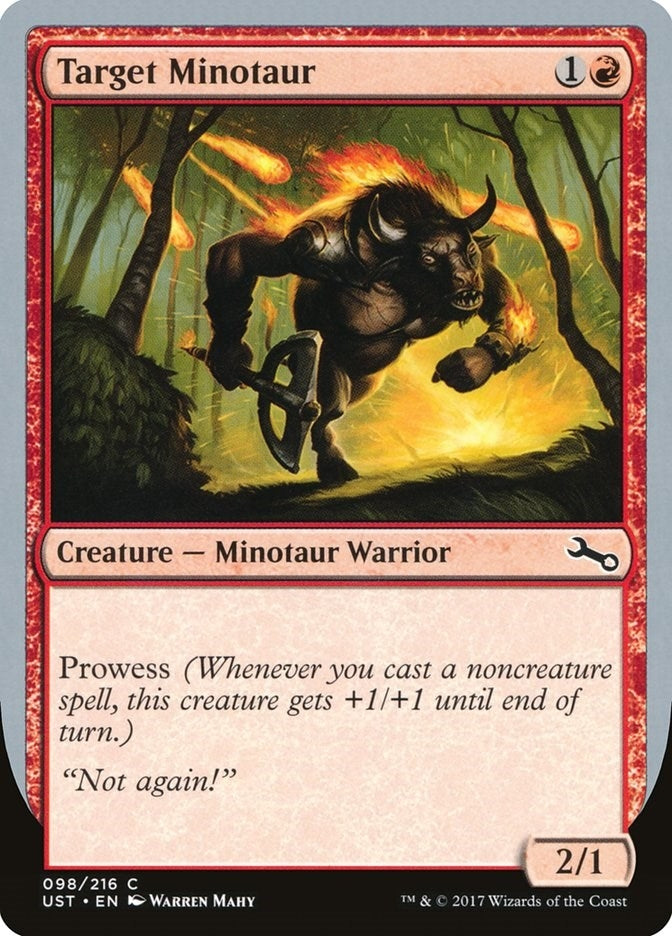 Target Minotaur (C) (98) [UST] - MTG Single