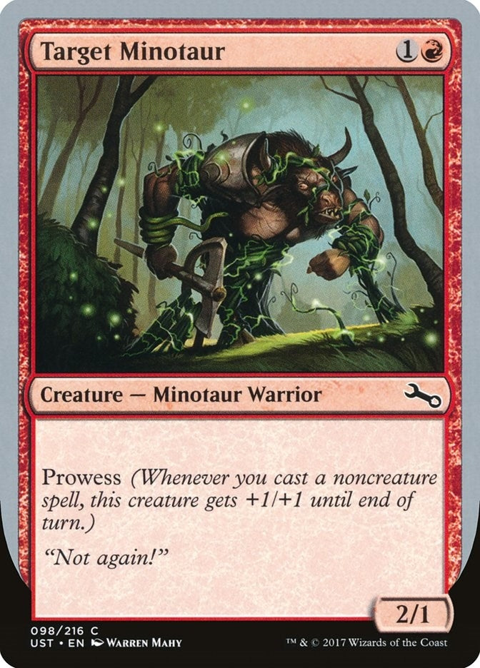 Target Minotaur (D) (98) [UST] - MTG Single