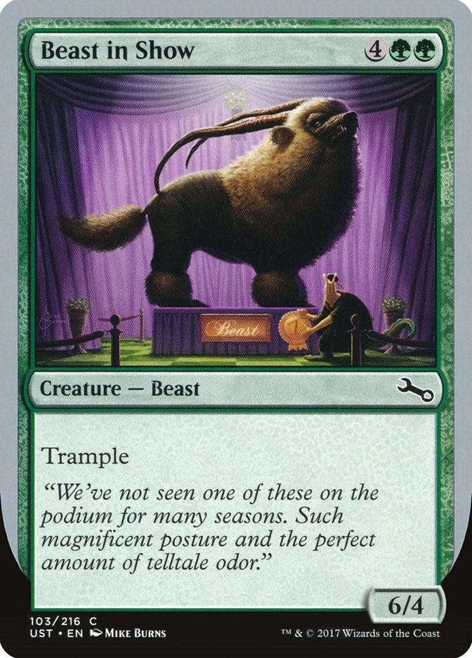 Beast in Show (B) (103) [UST] - MTG Single