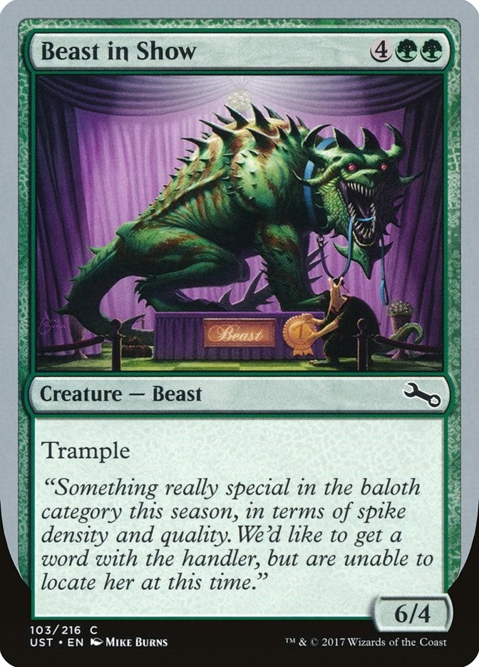 Beast in Show (C) (103) [UST] - MTG Single