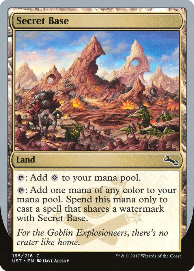 Secret Base (D) (165) [UST] - MTG Single
