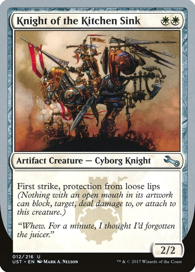 Knight of the Kitchen Sink (C) (12) [UST] - MTG Single