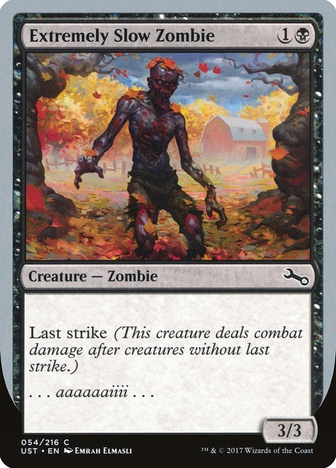 Extremely Slow Zombie (B) (54) [UST] - MTG Single