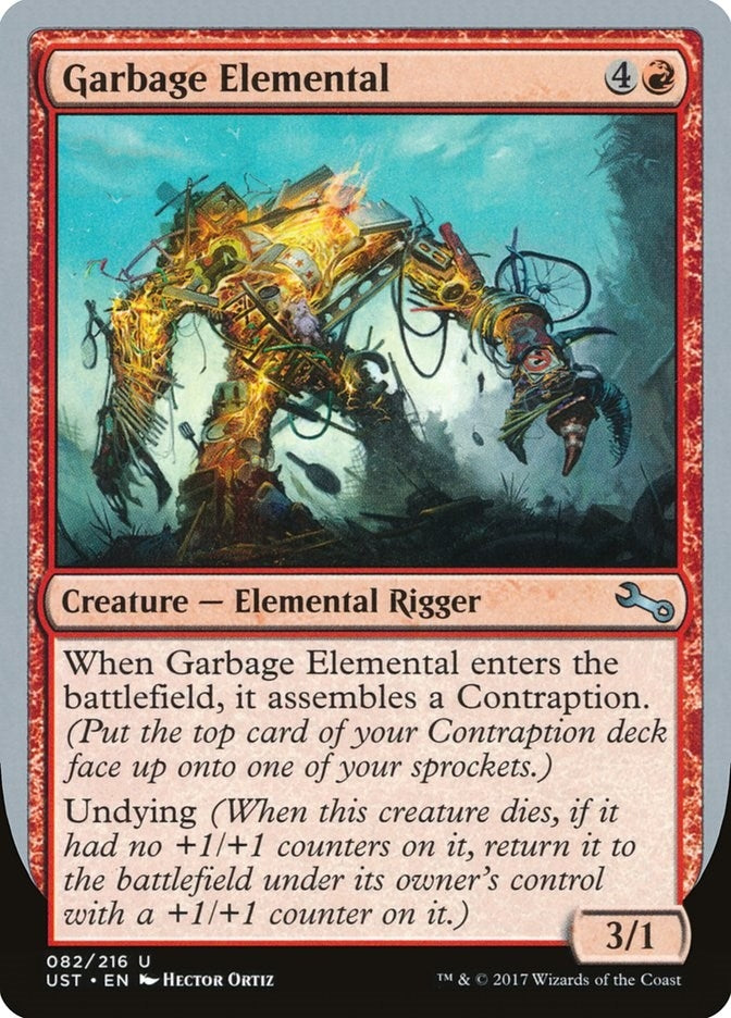 Garbage Elemental (B) (82) [UST] - MTG Single