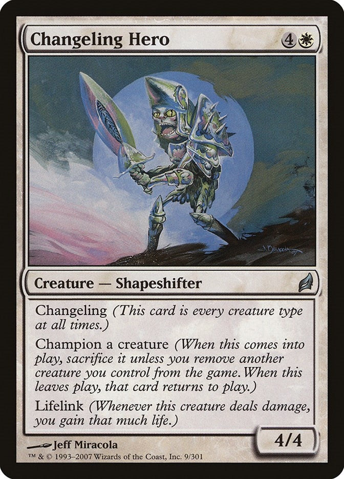 Changeling Hero (9) [LRW] - MTG Single