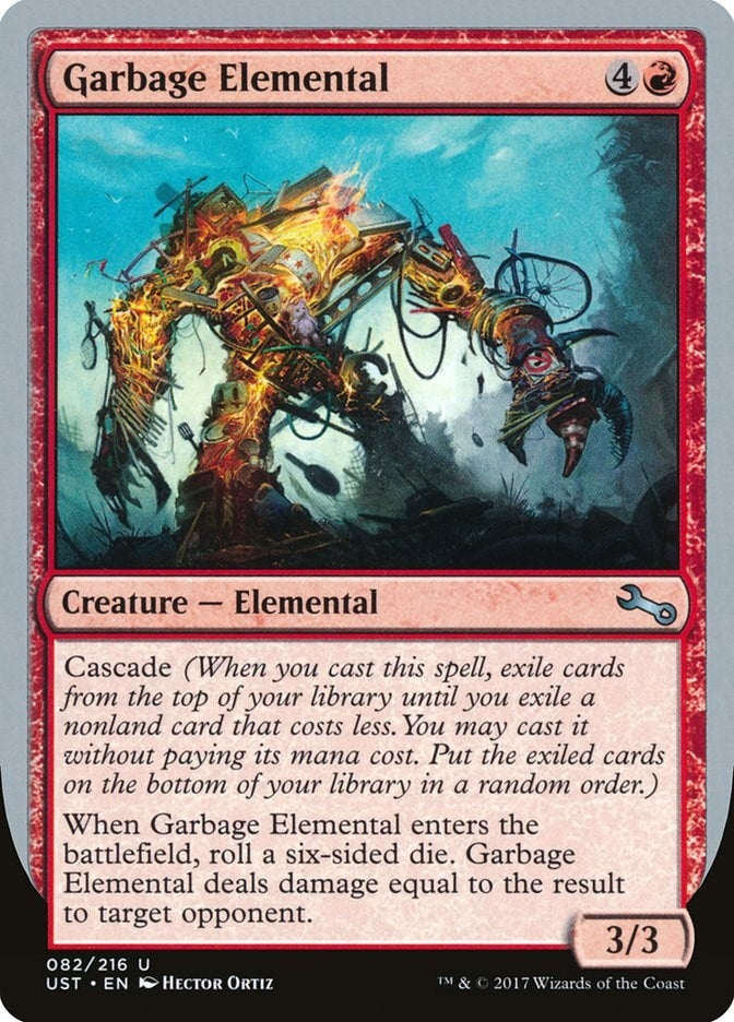 Garbage Elemental (D) (82) [UST] - MTG Single
