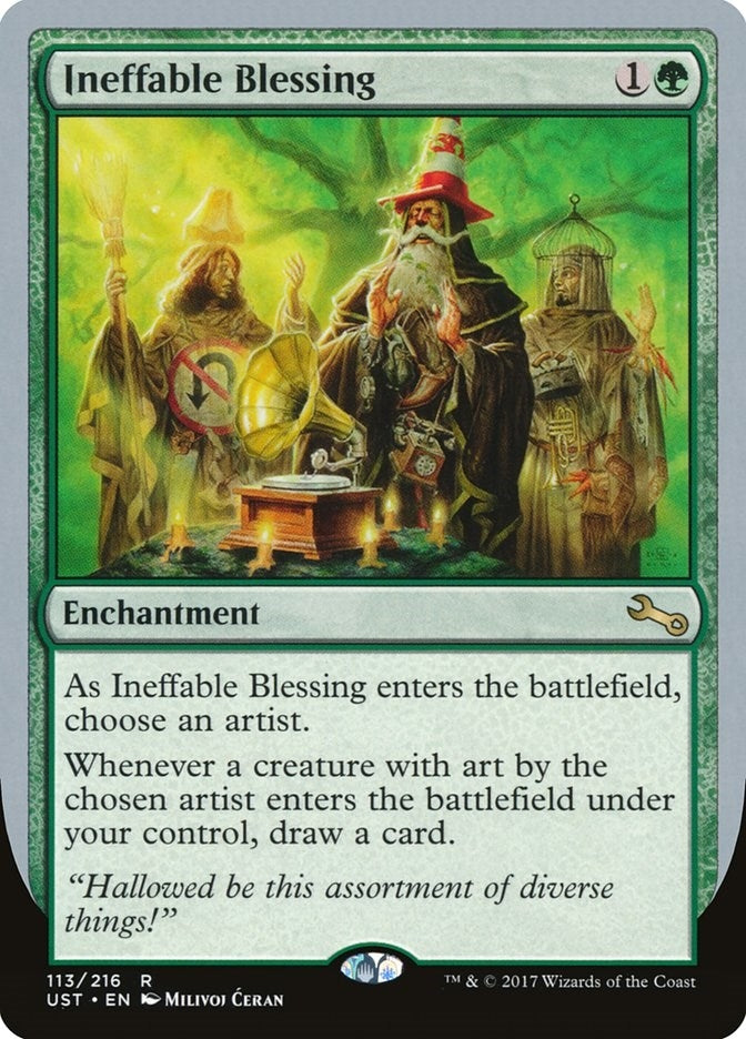 Ineffable Blessing (B) (113) [UST] - MTG Single