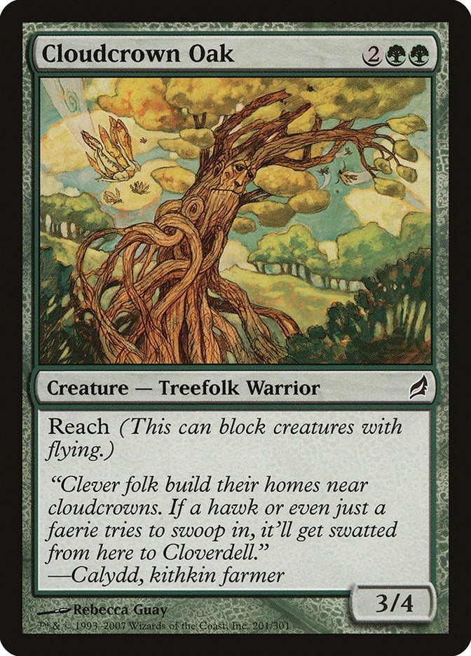 Cloudcrown Oak (201) [LRW] - MTG Single