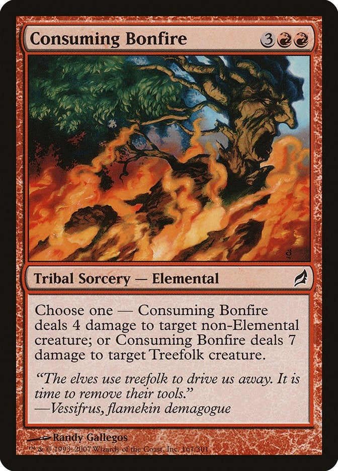 Consuming Bonfire (161) [LRW] - MTG Single